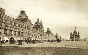 Die oberen Handelsreihen auf dem Roten Platz, Moskau, Russland, 1910er Jahre