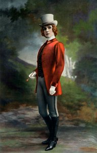 Theatre Des Varietes. La Chauve-Souris - Der Prinz Orlofsky. - Fräulein Eve Lavalliere, 1904