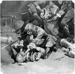 Thomas Blood versucht, die Kronjuwelen aus dem Tower of London zu stehlen, 1937