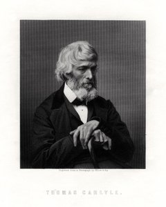 Thomas Carlyle, schottischer Essayist, Satiriker und Historiker, Mitte-Ende des 19. Jahrhunderts von Unbekannt