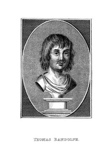 Thomas Randolph, englischer Dichter und Dramatiker des 17. Jahrhunderts, 19. Jahrhundert