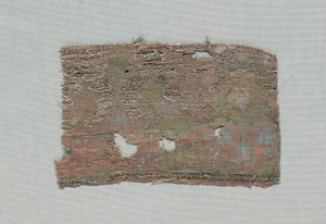 Drei Fragmente italienischer gotischer Seide, 1350-1399 von Unbekannt