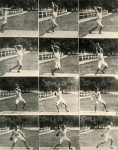 Diskuswurf ohne Drehung, 1908