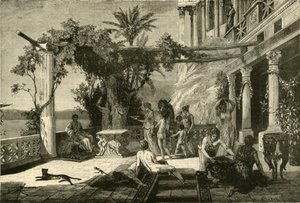 Tiberius auf Capreae von Unbekannt