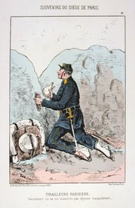 Tirailleurs Parisiens, Belagerung von Paris, 1870-1871 von Unbekannt