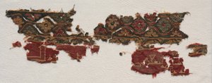 Tiraz mit Blattband, 717-718 von Unbekannt