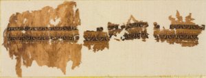 Tiraz mit Gold, wahrscheinlich von einem weiten Ärmel, 1013-1020 von Unbekannt