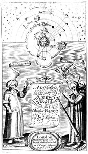Titelseite von A Discourse Concerning a New World & Another Planet von John Wilkins, 1683