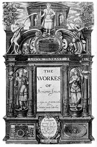 Titelseite der Werke von Ben Jonson, 1616, 1893 von Unbekannt