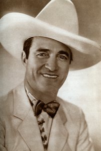 Tom Mix, amerikanischer Filmschauspieler, 1933