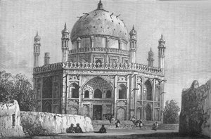 Grab von Ahmed Shah, neben der Zitadelle, Kandahar, um 1880 von Unbekannt