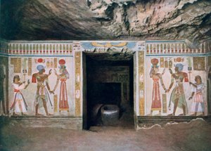 Grab von Amun-her-khepeshef, Sohn von Ramses II, Theben, Ägypten, 20. Jahrhundert