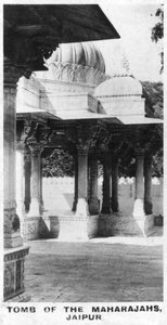 Grab der Maharadschas, Jaipur, Rajasthan, Indien, ca. 1925