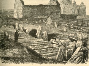 Gräber der Könige, St. Orans Kapelle und Iona Kathedrale, 1898 von Unbekannt