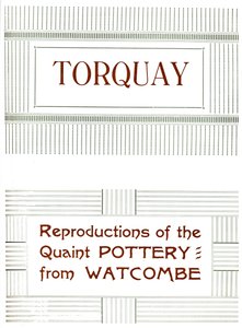 Torquay - Reproduktionen der altmodischen Keramik aus Watcombe von Unbekannt