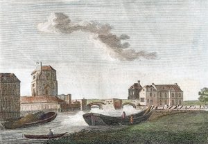 Turm des Franziskanerklosters, Oxford, 1788