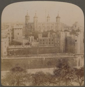 Tower of London - berühmter alter Palast und Gefängnis der Könige - England, 1901 von Unbekannt