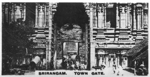 Stadttor, Srirangam, Indien, ca. 1925 von Unbekannt