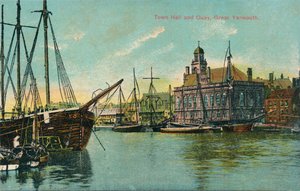 Rathaus und Kai, Great Yarmouth, Norfolk