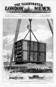 Transport von Jumbo, dem afrikanischen Elefanten, nach Amerika von Unbekannt