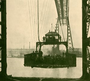 Reisewagen, Transporterbrücke, Middlesborough, um 1930 von Unbekannt