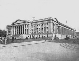 Treasury Building, Washington DC, USA, ca. 1900