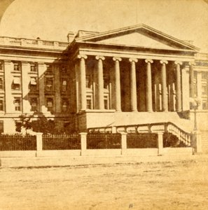 Finanzministerium, Washington, D.C., ca. 1880er Jahre von Unbekannt