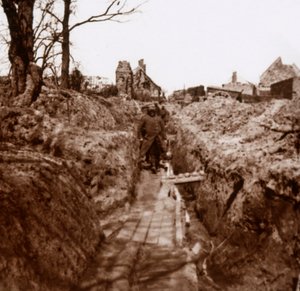 Schützengräben, Somme, Nordfrankreich, ca. 1914-1918
