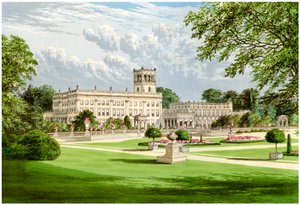 Trentham Hall, Staffordshire, Residenz des Herzogs von Sutherland, ca. 1880 von Unbekannt