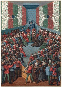 Prozess gegen Jean II., Herzog von Alençon, 1458 von Unbekannt