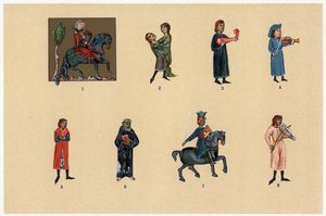 Troubadoure, 13.-14. Jahrhundert von Unbekannt