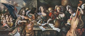 Trompeten, Pauke, Violine, Schalmei, Laute und Viola da Gamba, 1948 von Unbekannt