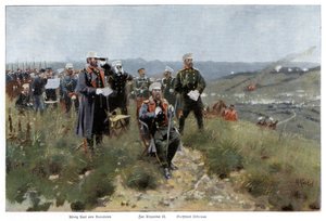 Zar Alexander II. von Russland und sein Stab, 1900 von Unbekannt