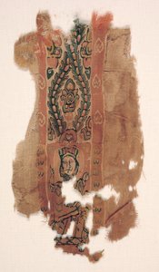 Tunikaschmuck mit Teil eines Heiligen, ca. 600-700 von Unbekannt