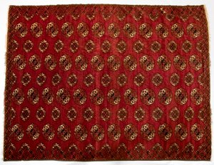 Turkmenischer Hauptteppich, 1870er Jahre von Unbekannt