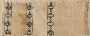 Zwei Fragmente eines Schals oder Kopfschmucks, 1300er von Unbekannt