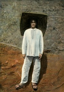 Ein Bergmann in Arbeitskleidung, 1900 von Unbekannt