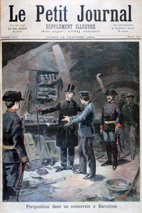 Unterirdische Suche nach Anarchisten, Barcelona, 1894
