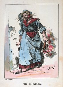 Une Pétroleuse, Pariser Kommune, 1871