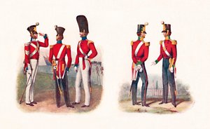 Uniformen des 86. Regiments, 1842, und Regiments, 1848, 1904 von Unbekannt