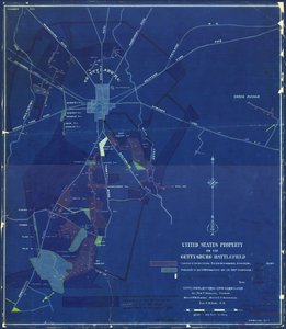 Eigentum der Vereinigten Staaten auf dem Schlachtfeld von Gettysburg von Unbekannt