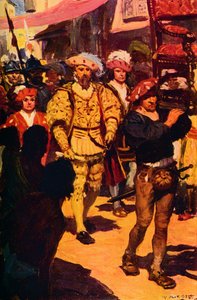 Vasco Da Gama besucht den König von Calicut, 1498