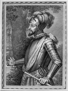 Vasco Núñez de Balboa 1475-1519 aus Retratos de los Españoles ilustres, 1791 von Unbekannt