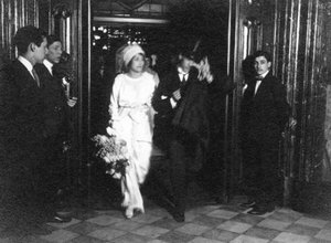 Vaslav Nijinsky und Romola de Pulszky an ihrem Hochzeitstag in Buenos Aires am 10. September 1913, 19 von Unbekannt