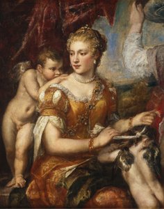 Venus verbindet Amor die Augen, ca. 1566-1570 oder ca. 1576-1580 von Unbekannt