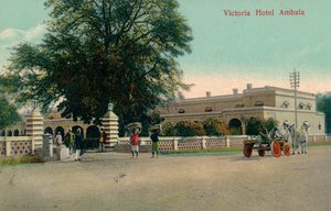 Victoria Hotel Ambala, um 1900