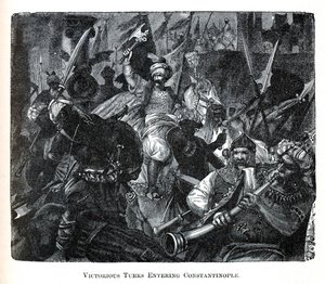 Siegreiche Türken betreten Konstantinopel, 1882