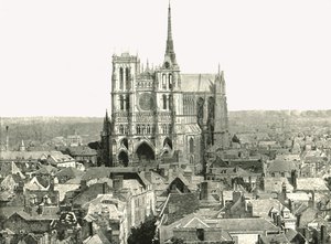 Blick vom Glockenturm, Amiens, Frankreich, 1895 von Unbekannt