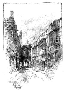 Blick vom Innenhof, Windsor Castle, ca. 1888