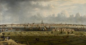 Ansicht von Antwerpen vom Vlaams Hoofd, 1658